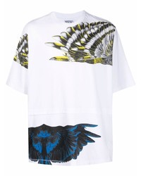 Marcelo Burlon County of Milan Wings Print Cotton T Shirt