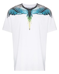 Marcelo Burlon County of Milan Wings Print Short Sleeve T Shirt