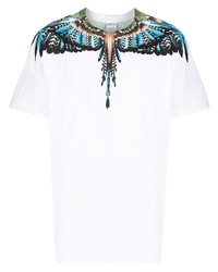 Marcelo Burlon County of Milan Wings Print Short Sleeve T Shirt