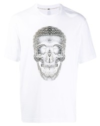 Blackbarrett Wireframe Skull T Shirt