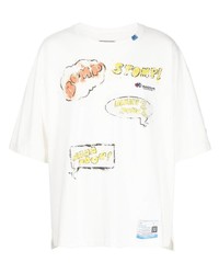 Maison Mihara Yasuhiro Words Balloon Graphic Print T Shirt
