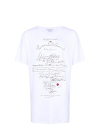 Alexander McQueen Writing Print T Shirt