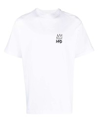Honey Fucking Dijon X Basquiat Logo Print Cotton T Shirt