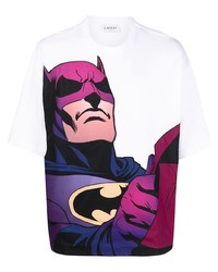 Lanvin X Batman Oversized Graphic Print T Shirt