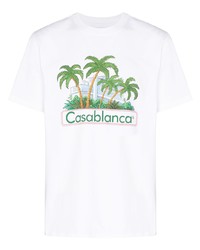 Casablanca X Browns 50 Island Graphic Print T Shirt