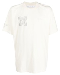 Off-White X Circoloco Glitter Logo T Shirt