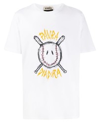 Paura X Diadora Logo Print T Shirt