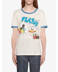 Gucci X Disney Donald Duck Print T Shirt