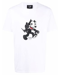 Neil Barrett X Felix The Cat Printed T Shirt