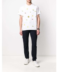 Lacoste X Friends With You All Over Print T Shirt