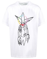 Off-White X Futura Alien Print T Shirt