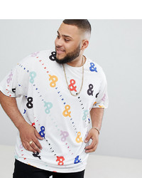 ASOS DESIGN X Glaad Plus T Shirt In All Over Print