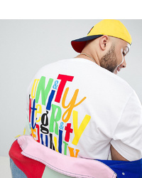 ASOS DESIGN X Glaad Plus T Shirt With Back Print
