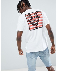 Element X Keith Haring T Shirt With Back Print In White