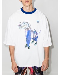 adidas X Kerwin Frost Dog Print Oversized T Shirt