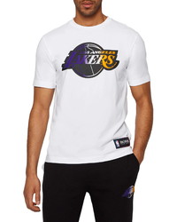 BOSS X Nba Tbasket Los Angeles Lakers Emed Logo Graphic Tee