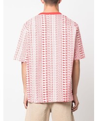 Lacoste X Netflix Logo Print Cotton T Shirt