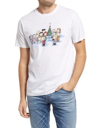 Reyn Spooner X Peanuts Charlie Brown Christmas Cotton Graphic Tee In White At Nordstrom