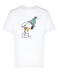 Soulland X Peanuts Snoopy Print T Shirt