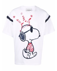 Iceberg X Peanuts Snoopy Print T Shirt