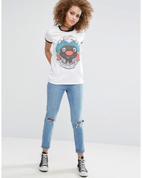 Asos X Pingu T Shirt With Noot Your Babe Print By Phiney Pet