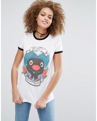 Asos X Pingu T Shirt With Noot Your Babe Print By Phiney Pet