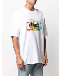 Lacoste X Polaroid Graphic Print T Shirt