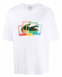 Lacoste X Polaroid Graphic Print T Shirt