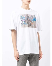 agnès b. X Rafl Grey Painting T Shirt