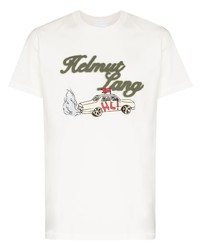 Helmut Lang X Saintwoods Taxi Print T Shirt