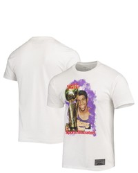 Mitchell & Ness X Sports Illustrated Magic Johnson White Los Angeles Lakers Player T Shirt