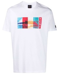 Paul & Shark Ycht Print T Shirt