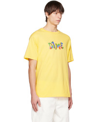 Dime Yellow Printed T Shirt