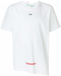 Off-White Youth Print T Shirt