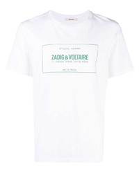 Zadig & Voltaire Zadigvoltaire Logo Print Short Sleeve T Shirt