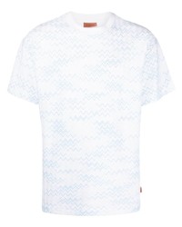 Missoni Zigzag Pattern Round Neck T Shirt