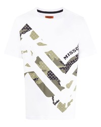 Missoni Zigzag Print Cotton T Shirt