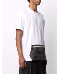 Low Brand Zipped Pouch Cotton T Shirt