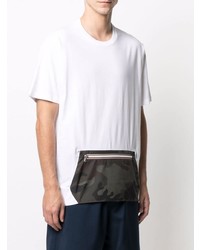 Low Brand Zipped Pouch Pocket T Shirt