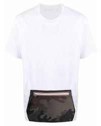 Low Brand Zipped Pouch Pocket T Shirt