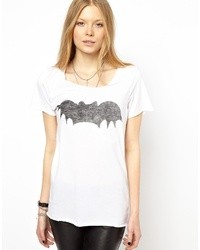 Zoe Karssen T Shirt With Bat Print