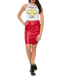 Myvl The Have A Blah Day Crop Top