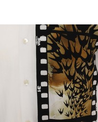 Alexander McQueen Swallows On Film Print Shirt