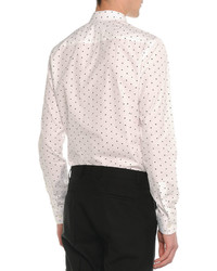 Givenchy Cross Printed Woven Shirt White