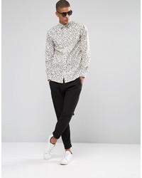 Selected Homme Shirt With All Over Butterfly Print