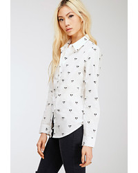 Forever 21 Mickey Mouse Print Shirt