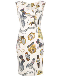 Moschino Clock Print Dress