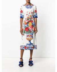 Dolce & Gabbana Majolica Print Dress