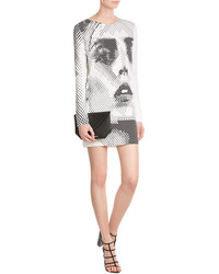 Anthony Vaccarello Printed Jersey Dress