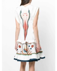 Chloé Ruffled Printed Mini Dress